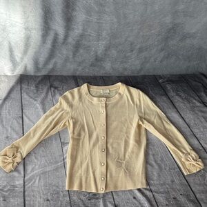 Kate Spade Cream Cashmere Blend Cardigan